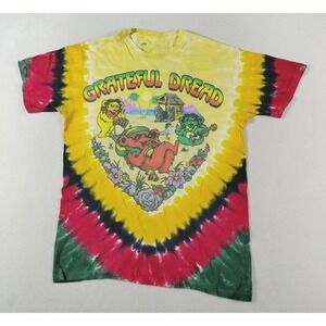 Liquid Blue Grateful Dead Shirt‎ Mens Medium Dancing Bears Bob Weir Rock Grunge